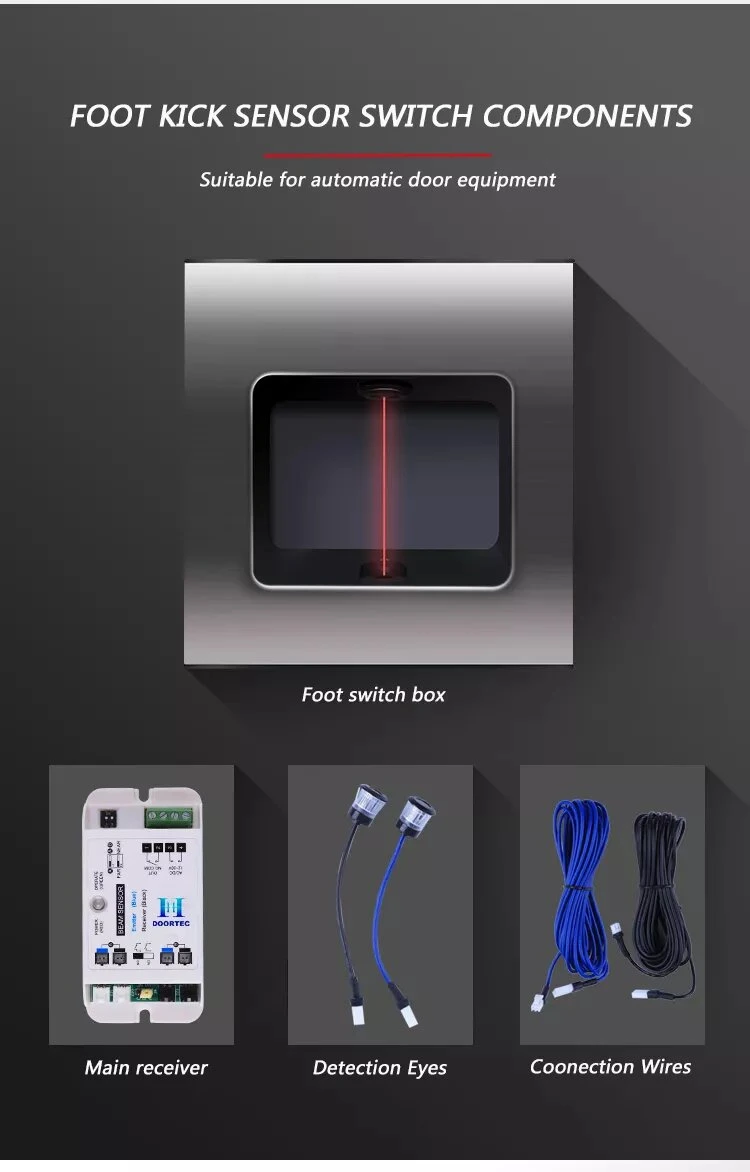 Automatic Hermetic Sliding Door Foot Sensor &amp; Foot Kick Switch