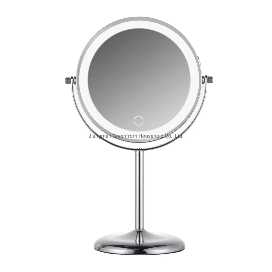 7&prime;&prime; HD Double Sided Home Decoration LED Lighting Make up Table Cosmetic Mirror