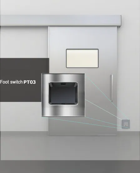 Automatic Hermetic Sliding Door Foot Sensor & Foot Kick Switch